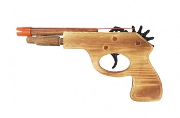 Wood Pistol Rubber Band Shooter